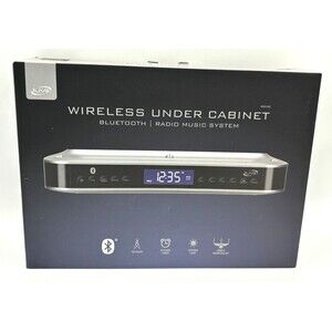 iLive Wireless LED Kitchen Light Wireless Stereo Speaker Digital Alarm Clock Kit